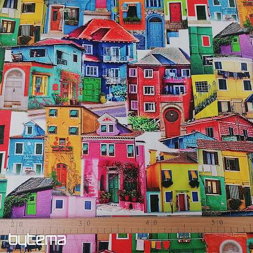 Tissu décoratif CASAS numérique