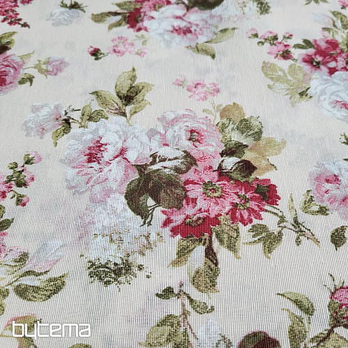 Tissu décoratif ROSE ELIANA petit