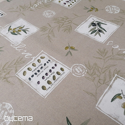 Tissu décoratif OLIVE FRANÇAISE
