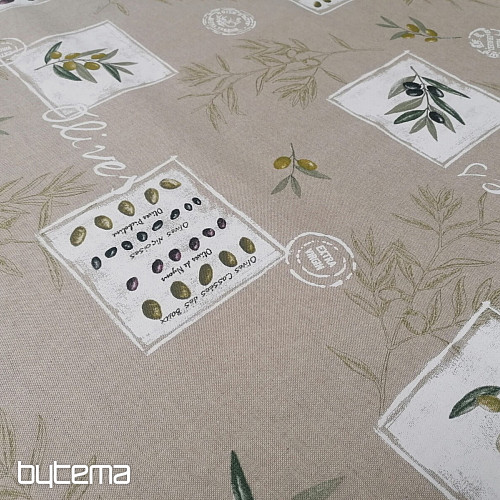 Tissu décoratif OLIVE FRANÇAISE