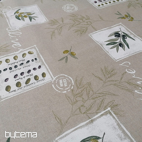 Tissu décoratif OLIVE FRANÇAISE