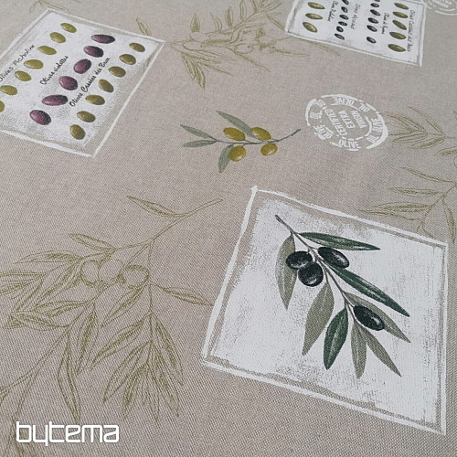 Tissu décoratif OLIVE FRANÇAISE