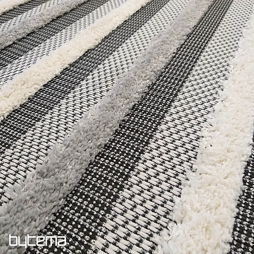 Tapis à cordes DELI 03 gris