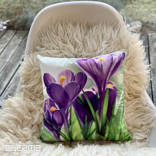 Housse de coussin déco CROCUSES