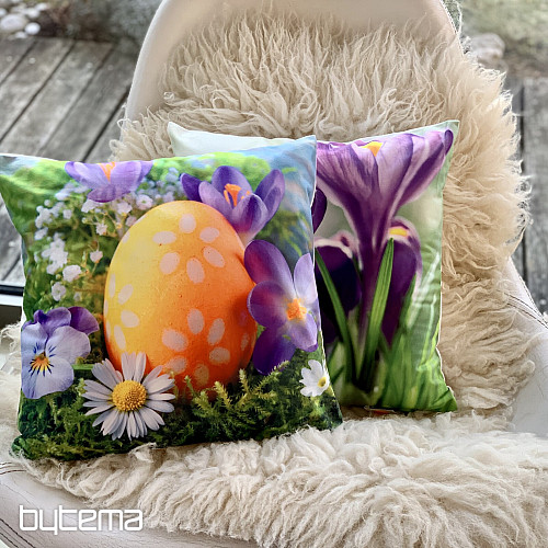 Housse de coussin déco CROCUSES