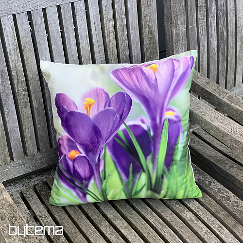 Housse de coussin déco CROCUSES