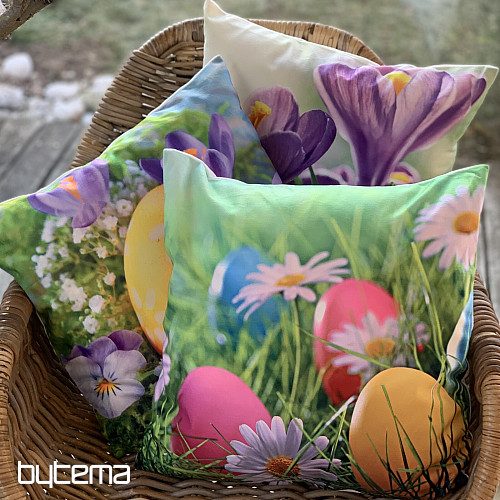 Housse de coussin déco CROCUSES