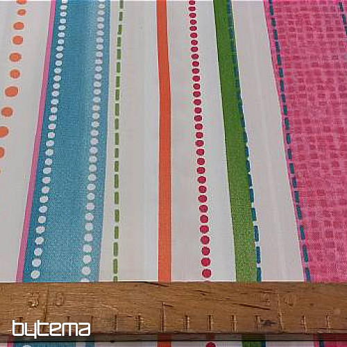 Tissu déco RAYA rose