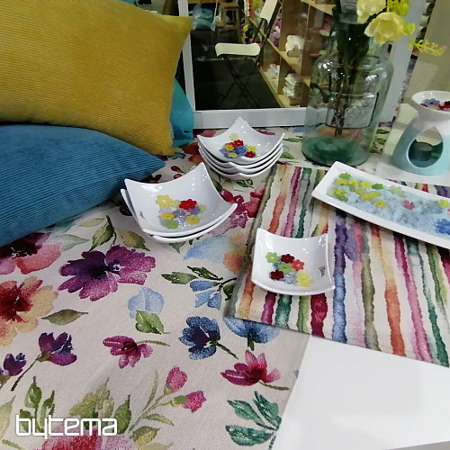 Tissu pour tapisserie PASTEL STRIPE