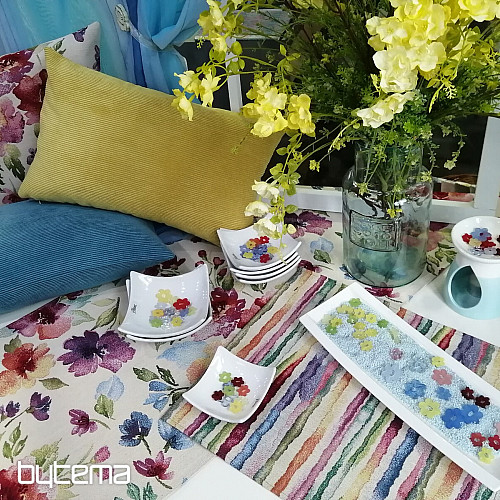 Tissu pour tapisserie PASTEL STRIPE