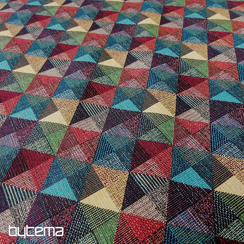Tissu décoratif RUBIK MULTICOLORE