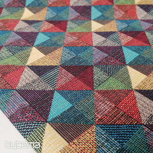 Tissu décoratif RUBIK MULTICOLORE