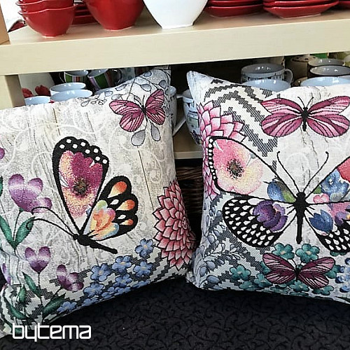 Housse de coussin tapisserie FEEL BUTTERFLY 2