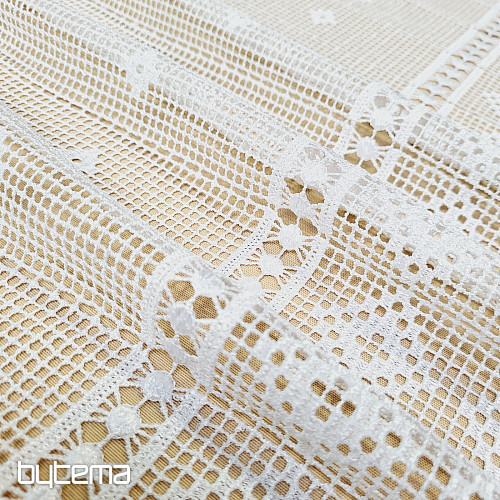 GERSTER 11428 rideau en vitrail au crochet