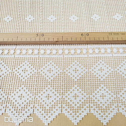 GERSTER 11428 rideau en vitrail au crochet