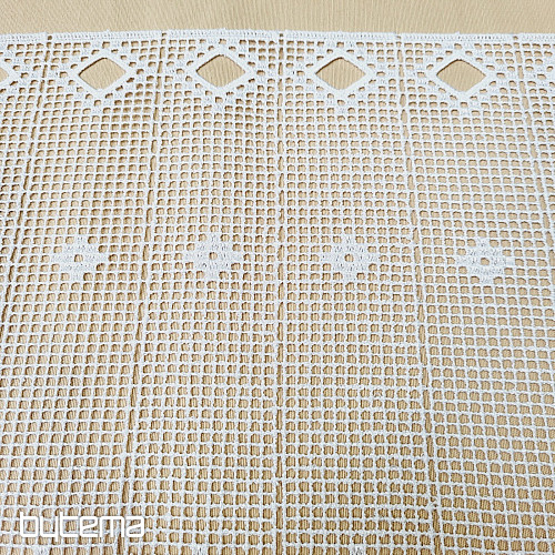 GERSTER 11428 rideau en vitrail au crochet
