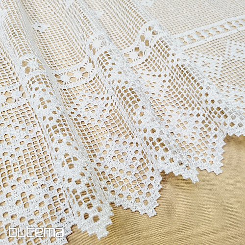 GERSTER 11428 rideau en vitrail au crochet