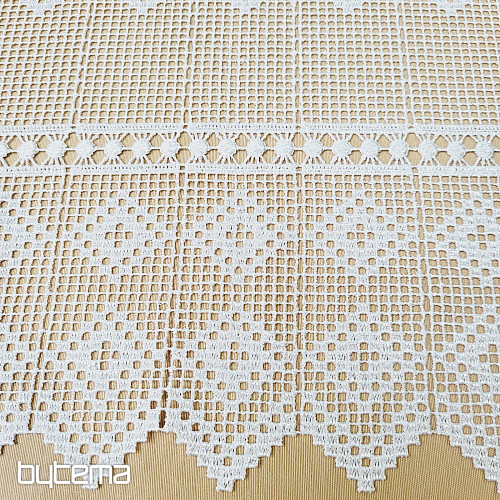 GERSTER 11428 rideau en vitrail au crochet
