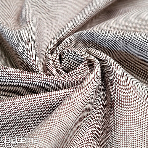 Tissu déco PASTEL marron 55