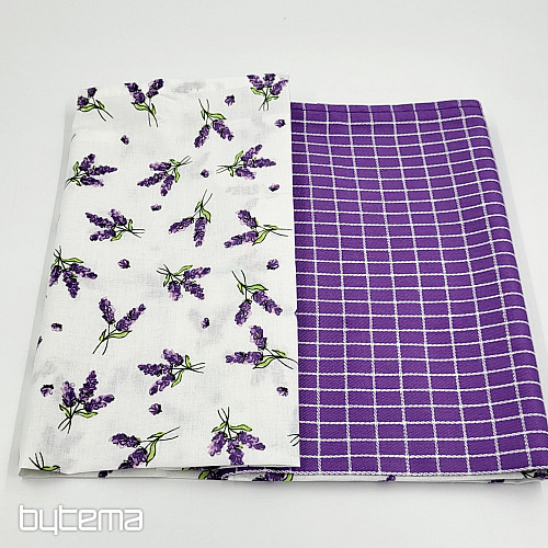 Serviettes en coton DÉS DE LAVANDE