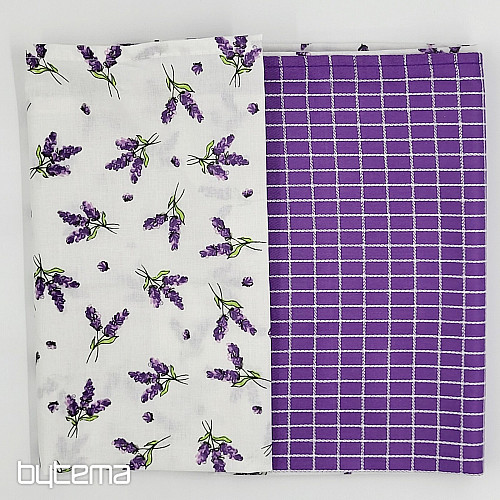 Serviettes en coton DÉS DE LAVANDE