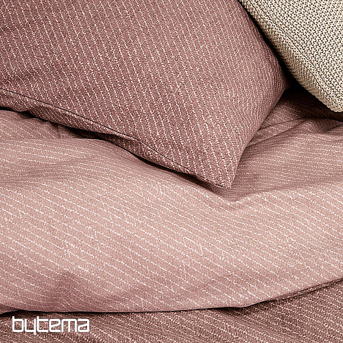 Literie luxe en flanelle IRISETTE Koala 60 vieux rose