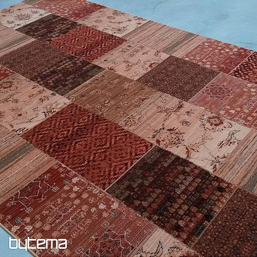 Tapis de luxe en laine KASHQAI PATCHWORK crème