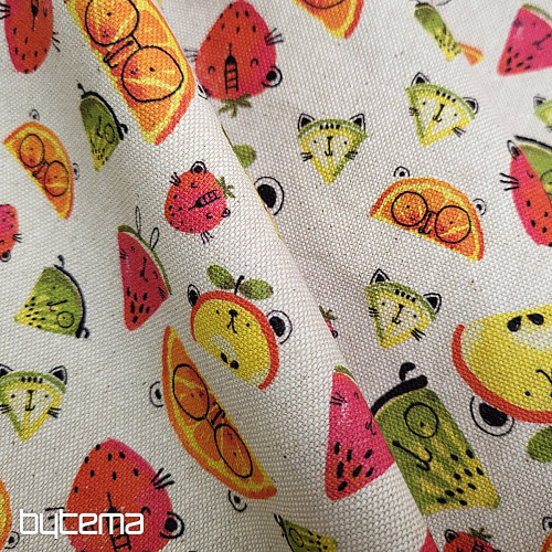 Tissu décoratif FRUIT impression numérique