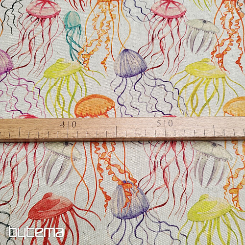 Tissu décoratif MEDUSA imprimé numérique