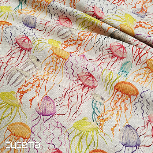 Tissu décoratif MEDUSA imprimé numérique