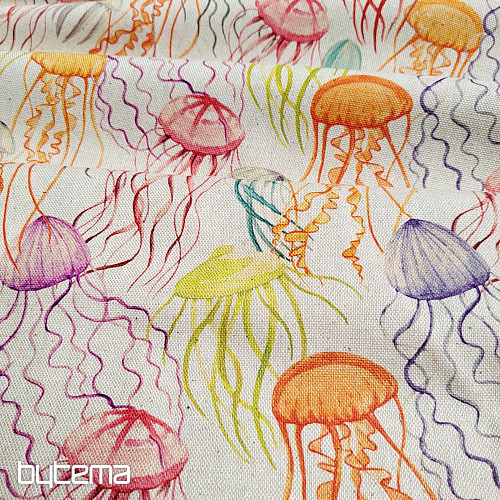 Tissu décoratif MEDUSA imprimé numérique