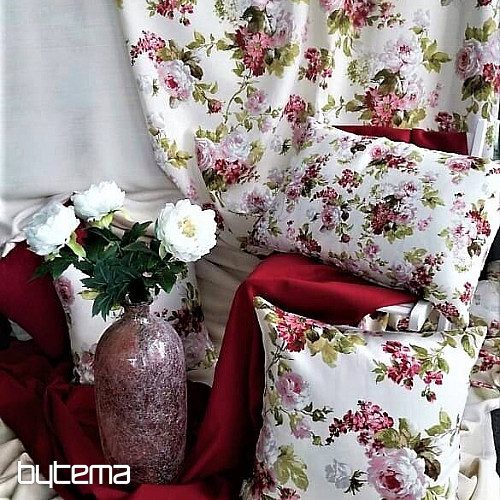 Tissu décoratif ROSE ELIANA grand