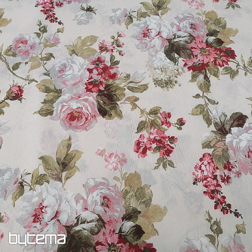 Tissu décoratif ROSE ELIANA grand