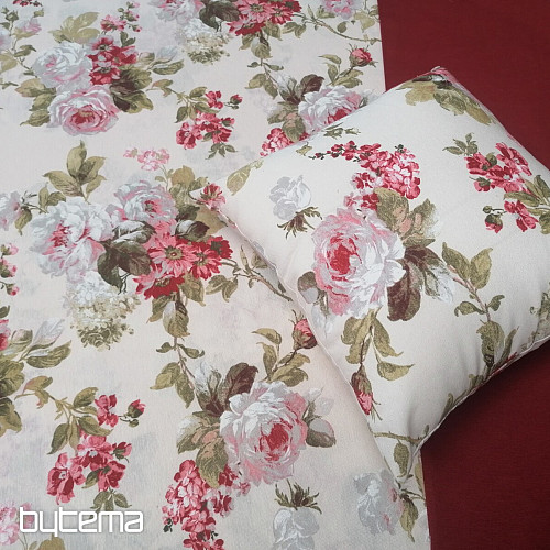 Tissu décoratif ROSE ELIANA grand