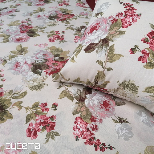 Tissu décoratif ROSE ELIANA grand