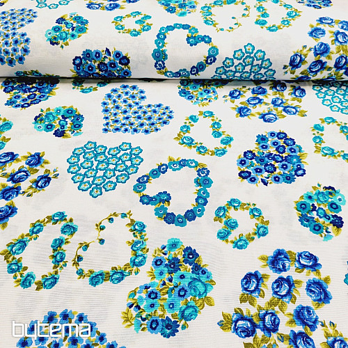 Tissu déco AROAN bleu