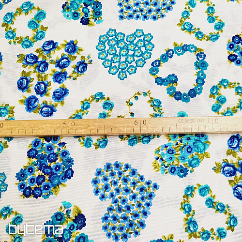 Tissu déco AROAN bleu