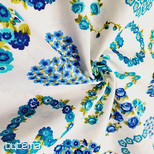 Tissu déco AROAN bleu