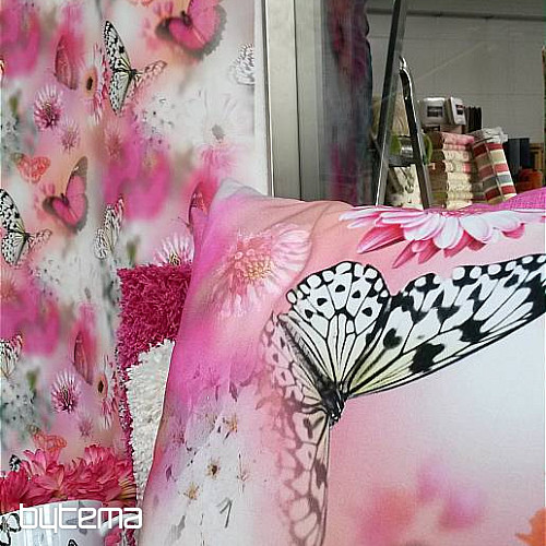 Coussin décoratif PAPILLONS 3D