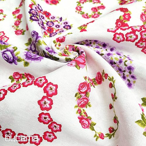 Tissu déco AROAN violet