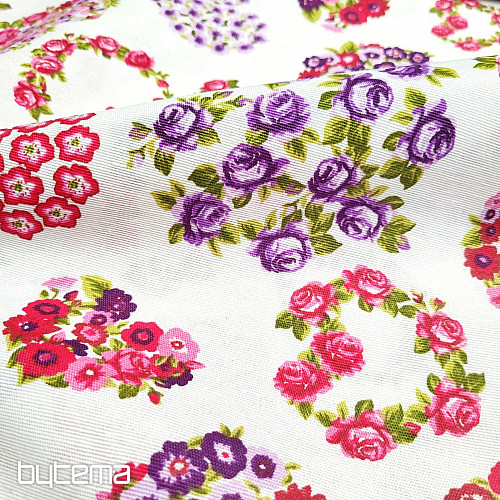 Tissu déco AROAN violet