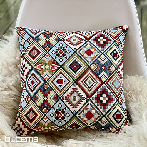 Taie d'oreiller tapisserie AZTEC grande taille
