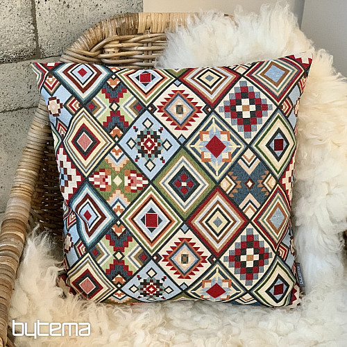 Taie d'oreiller tapisserie AZTEC grande taille