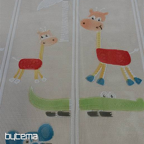 Rideau enfant pour vitrail ANIMAUX