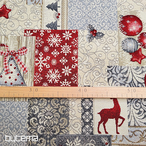 Tissu de tapisserie NOËL MODERNE