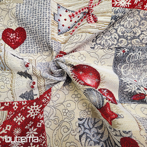 Tissu de tapisserie NOËL MODERNE