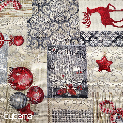 Tissu de tapisserie NOËL MODERNE