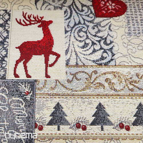 Tissu de tapisserie NOËL MODERNE