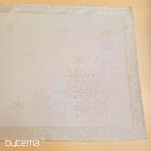 Nappes et foulards de Noël ARGENT NOËL Argent NATUREL