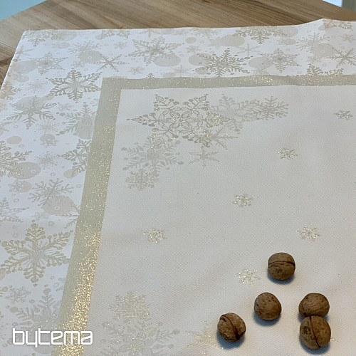Nappes et foulards de Noël NOËL DORÉ